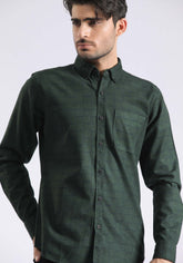 TEXTURED CHECK SHIRT